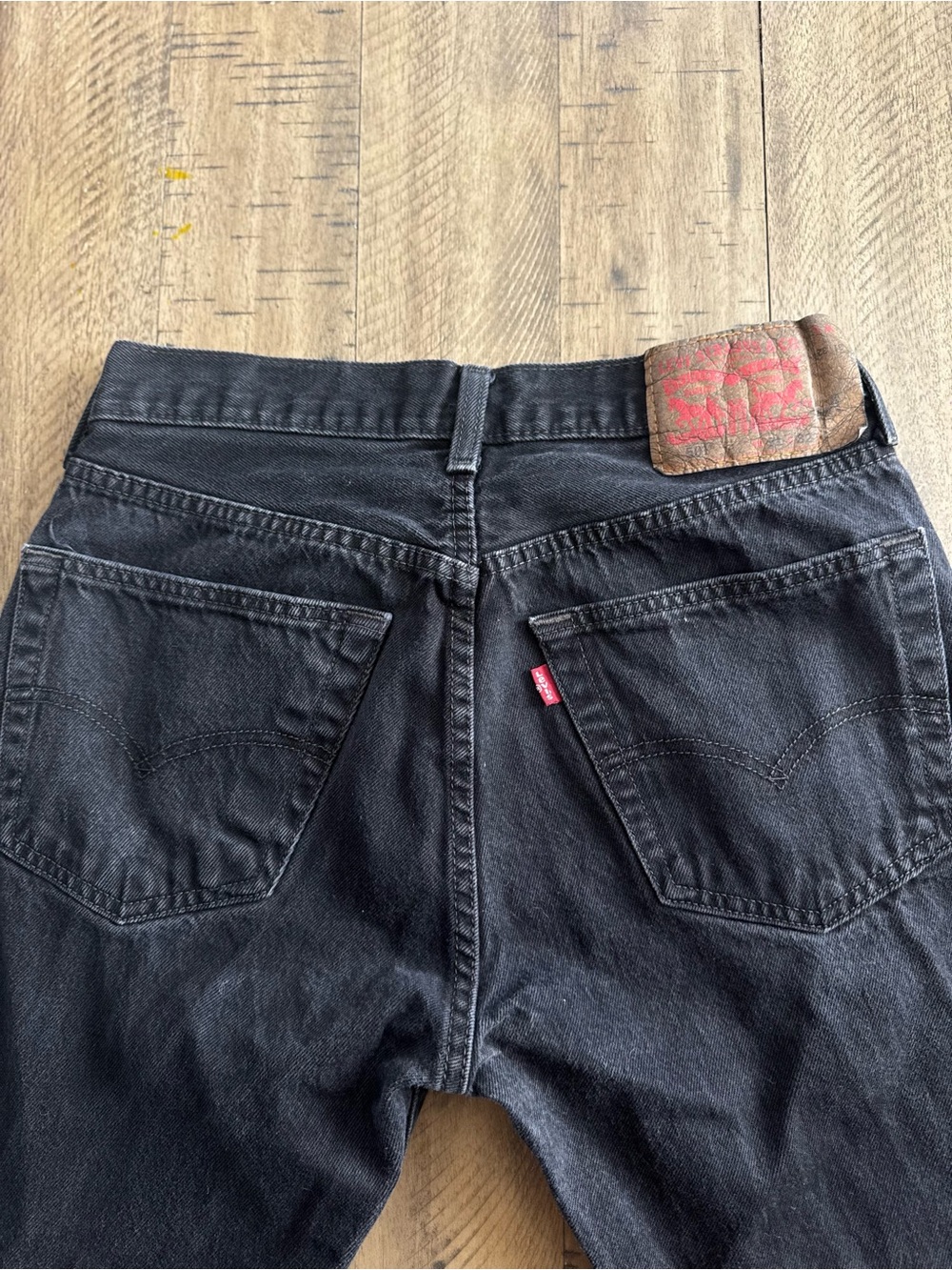 Levi's 501 vintage Straight Men's Jeans in Faded Black - Picture 4 of 10